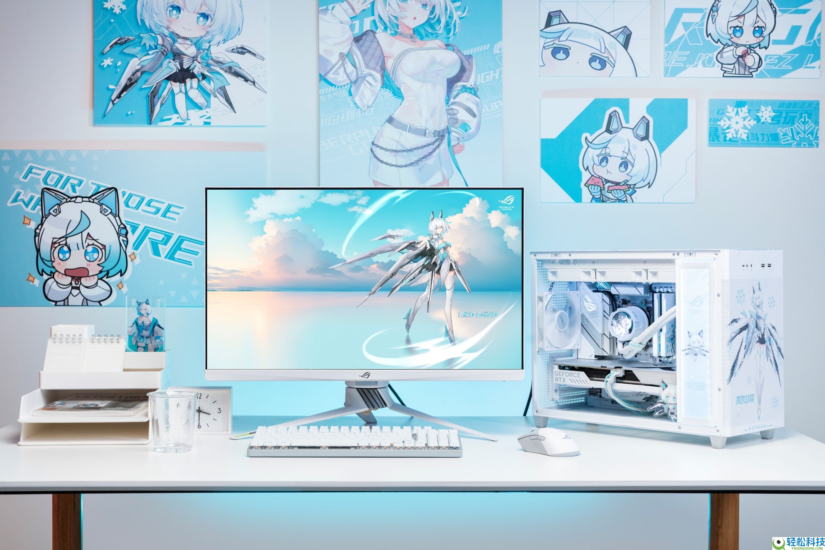 从ATX到ITX 华硕AMD 800系吹雪主板打造白色竞装