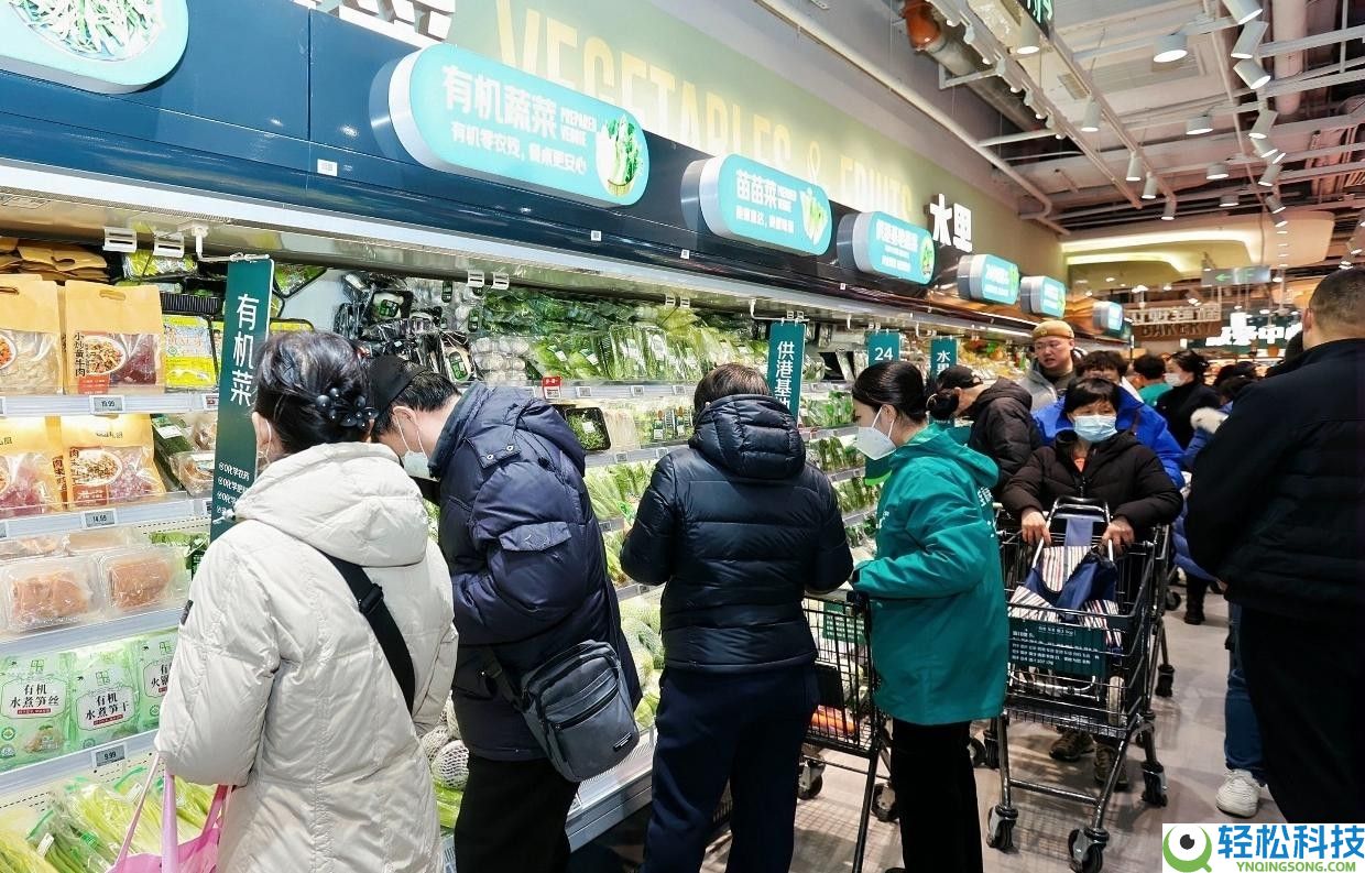 开业即限流,京东七鲜24小时鲜品、自有品牌礼盒“引爆”年货市场