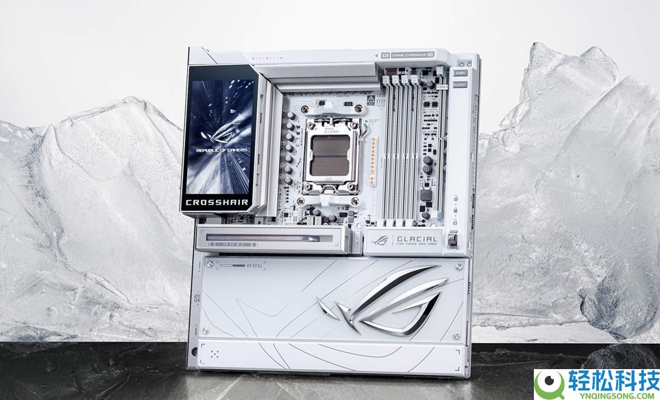 ROG X870E GLACIAL主板获CES2026创新奖,华硕AMD 800系新品发布