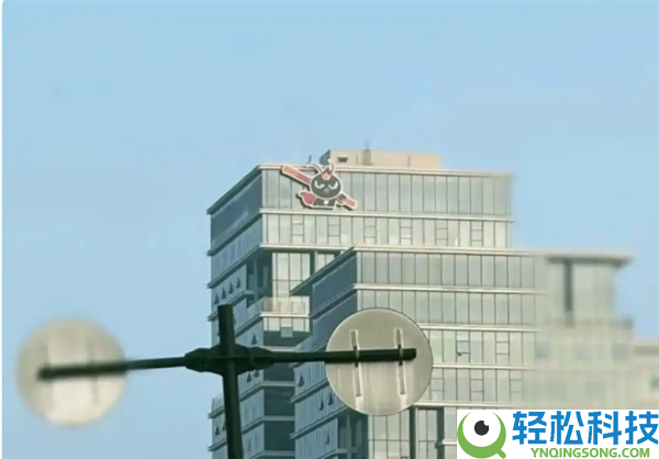 钉钉总部大楼换悟空LOGO被奚弄棒打飞书 网友：这波商战太俭朴