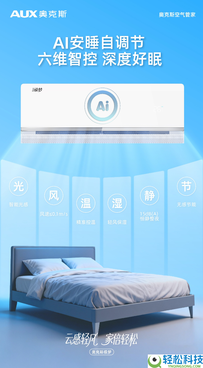 奥克斯空气管家极梦,以云感微风与AI聪明重塑安康空气体验