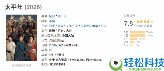 豆瓣7.8分 被称近十年可贵一见的神作,《承平年》口碑解禁 吃人的浊世实情