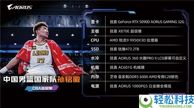 场上夺冠场下开花,技嘉助力孙铭徽打造竞技“神装”