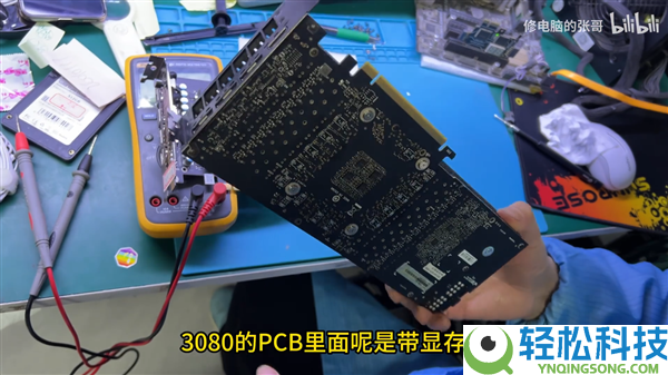 女友生气怒砸RTX 3080 Ti,PCB严重变形曲折：搬板成功新生