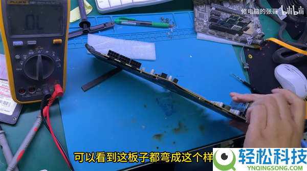 女友生气怒砸RTX 3080 Ti,PCB严重变形曲折：搬板成功新生