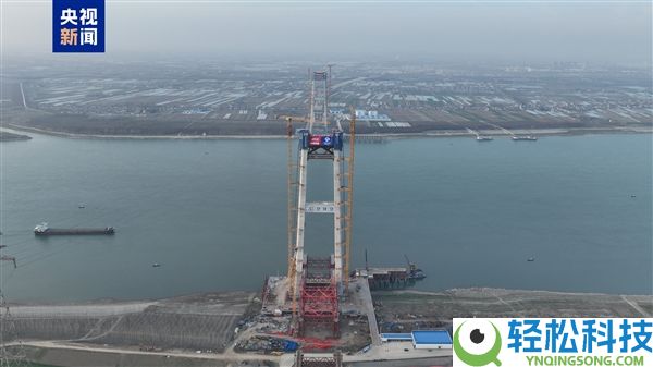 基建狂魔新记载：世界最大跨度双层斜拉-悬索合作大桥主塔封顶