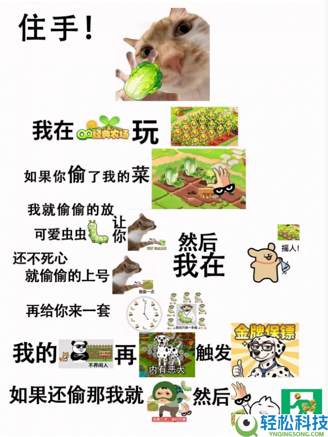 QQ农场回归,玩家为偷菜花式扩列石友