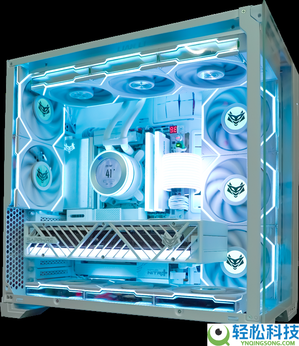 颜值机能双巅峰,蓝宝石NITRO+氮动极光RX 9070 XT显卡 白色机箱装机首选