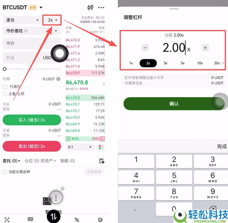 OKX合约怎么玩?欧易APP开合约做多比特币操作教程(附合约盈利指南)