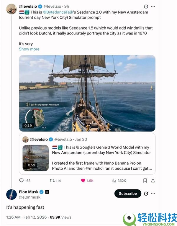 地表最强视频生成工具,Seedance 2.0驯服全世界 罗永浩：片子只需求导演一小我了