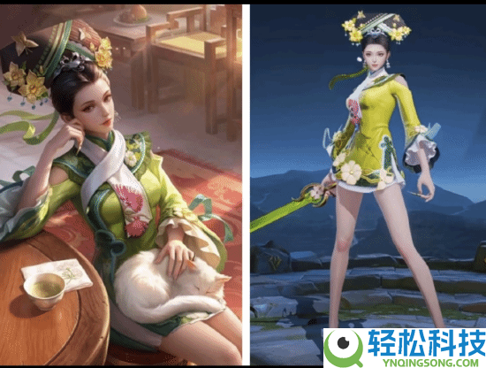 《王者光荣》x《甄嬛传》皮肤引争议：拽妃开叉超短裙太魅