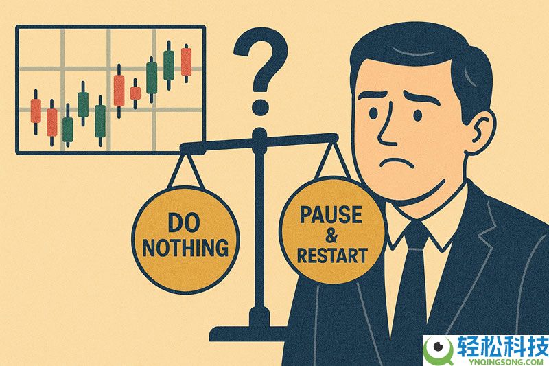 网格交易破网怎么办?什么都不做vs. 网格暂停重启,哪种更赚?