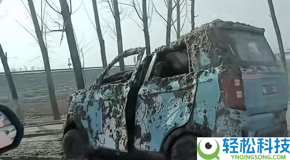 滋味溢出屏幕 老头乐不守交规被拉粪车泼一车粪