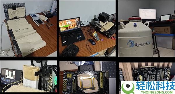 惨烈,顶级RTX 5090极限超频不堪重负：GPU中心直接开裂