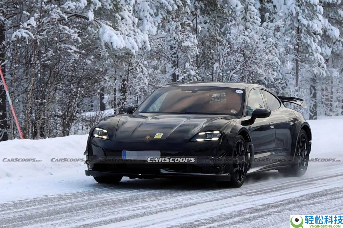 保时捷Taycan更强版谍照现身,RS作风套件加持或重夺纽北最速桂冠