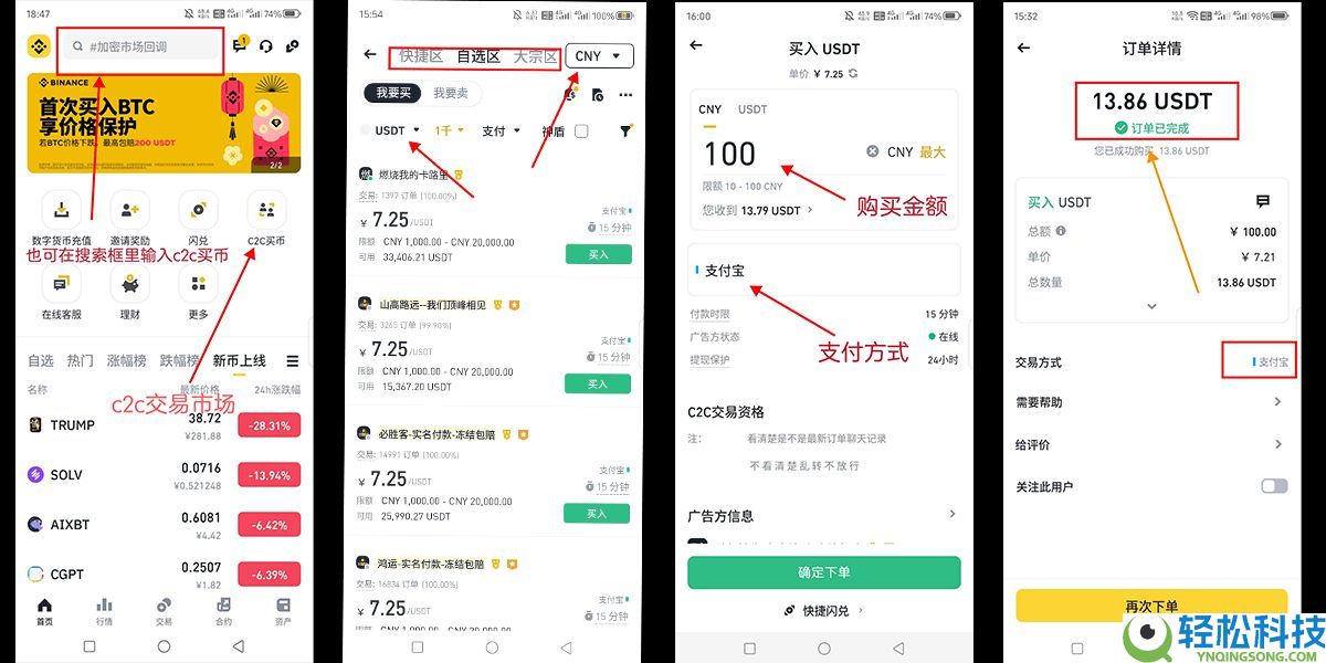 币安如何安全出入金？币安C2C出入金完整流程