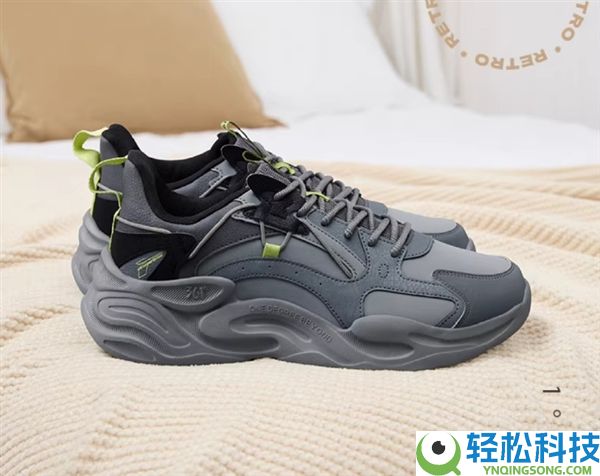 撞色百搭出彩：361°磅礴复古文明鞋119元大促（门店319元）