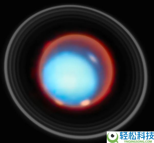 揭秘冰巨星能量活动,韦伯望远镜初次完成天王星极光3D成像