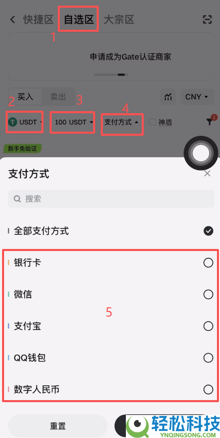 Gate交易所怎么买USDT？Gate交易所大陆用户购买USDT操作教程