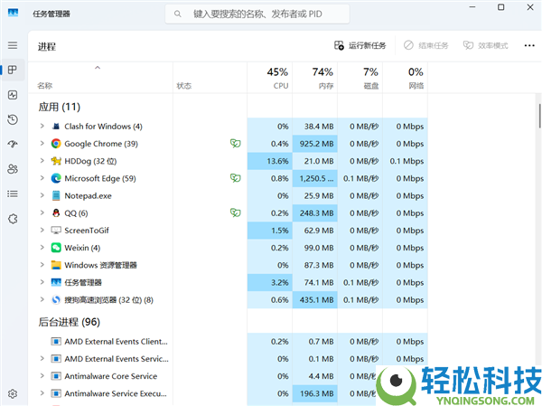 自带RGB灯效+动感音效,Windows使命经管器创造者：这才是该有的模样