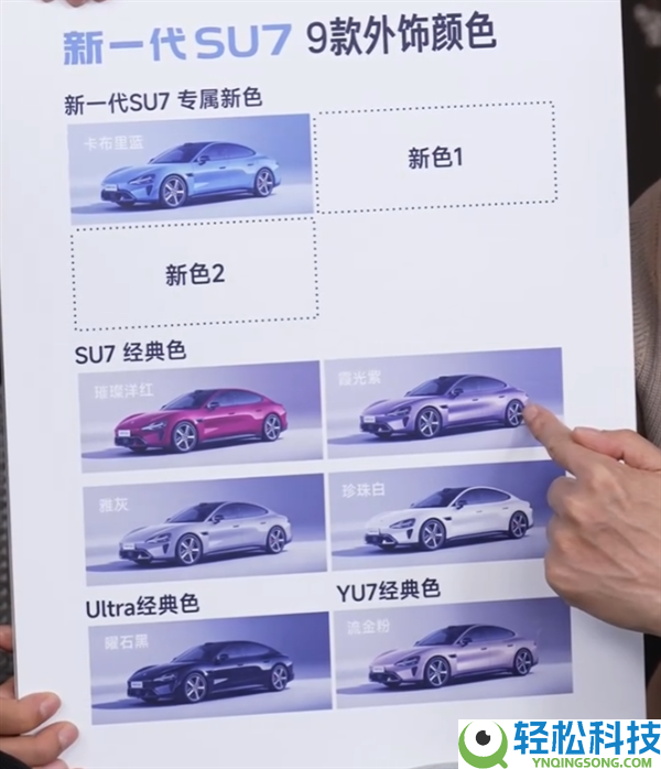 新一代小米SU7全新配色赤霞红初次揭幕 网友：跑婚车绝配