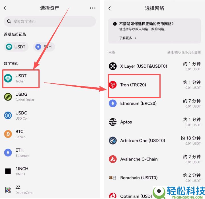 OU易Web3钱包注册以及OU易okx和web3钱包之间互转USDT教程