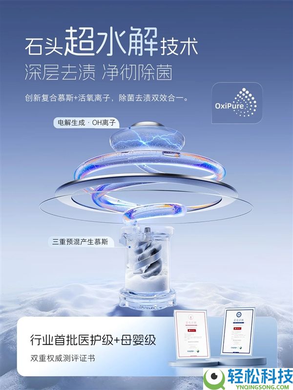 2544元 石头洗衣机M1S Ultra发布：99.99%除菌+实时净筒