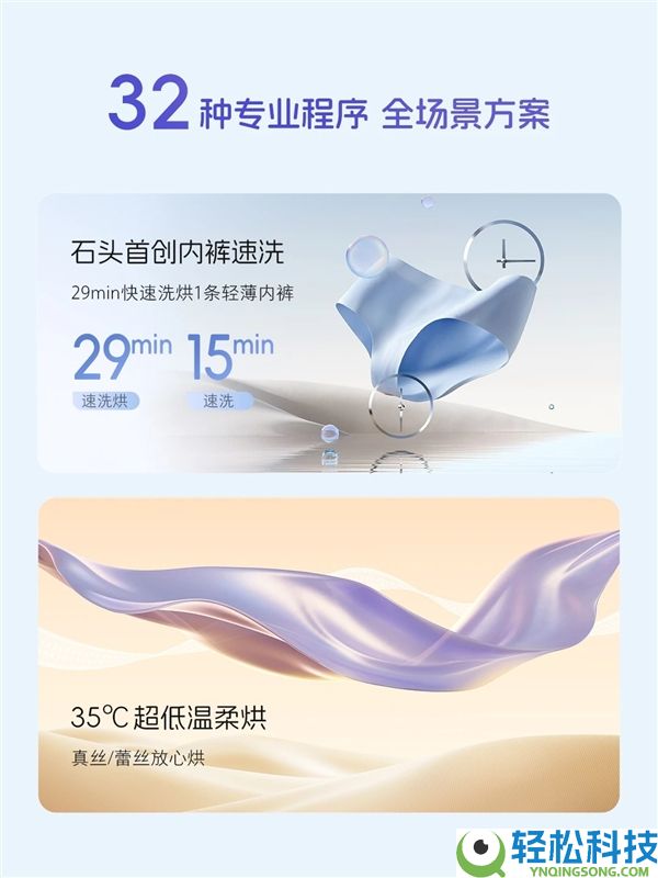 2544元 石头洗衣机M1S Ultra发布：99.99%除菌+实时净筒