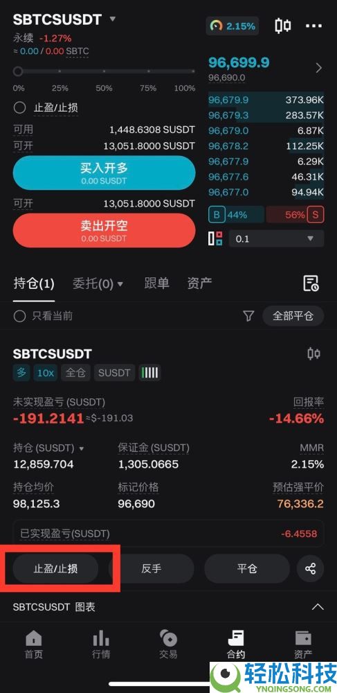 如何在Bitget上设置合约交易的止盈止损?Bitget设置合约交易止盈止损的方法步骤