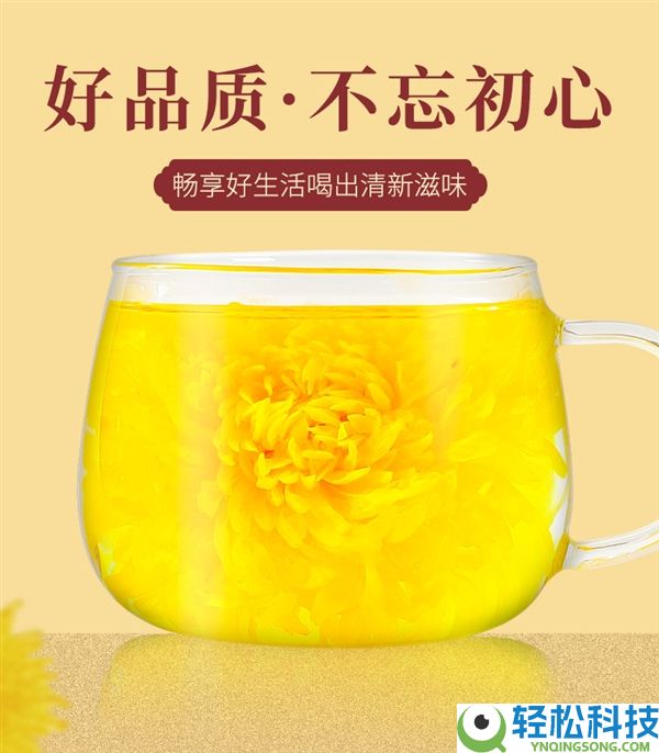 很大很美很好喝：一朵一杯金丝皇菊50朵5.9元大促速囤