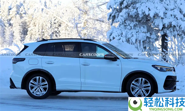 双边四出排气抢眼,群众全新Tiguan R谍照暴光：有望搭载高尔夫R动力