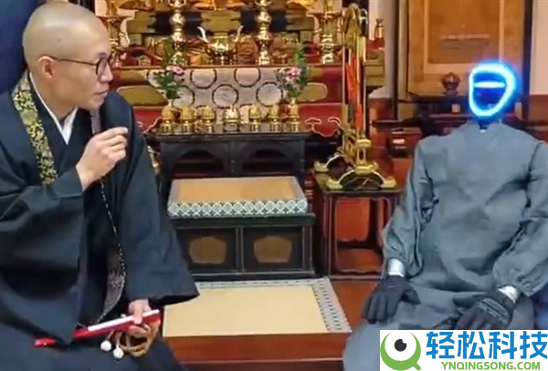 宇树机械人在日本当上赛博高僧