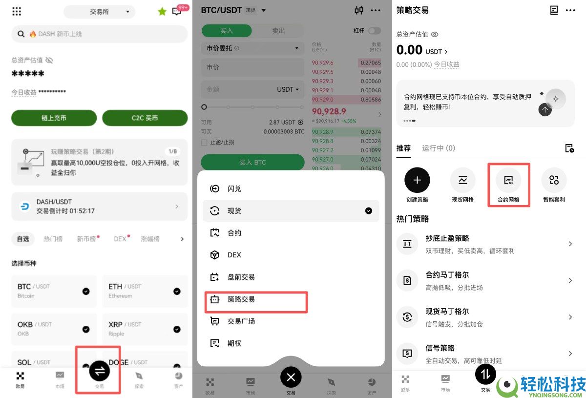 OKX网格交易全攻略:什么是网格交易?网格交易各种模式的差异与设置教学