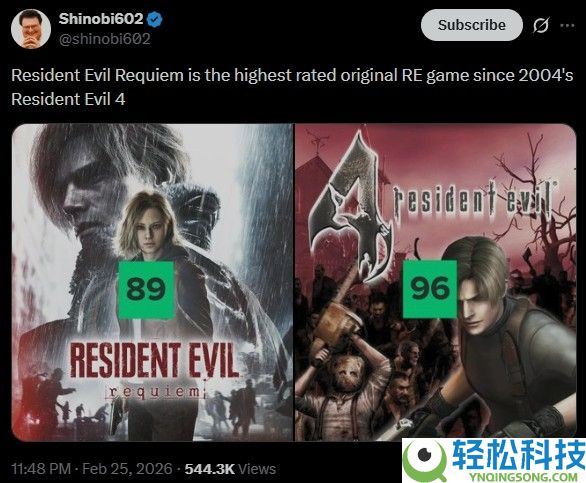 《生化危机：安魂曲》好评如潮