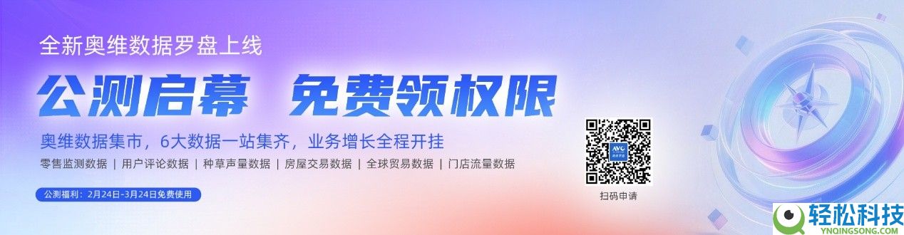 全新奥维数据罗盘上线,收费领六大数据权限