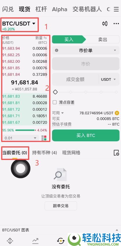 B安现货交易怎么玩？B安现货交易买卖加密货币完整流程教学