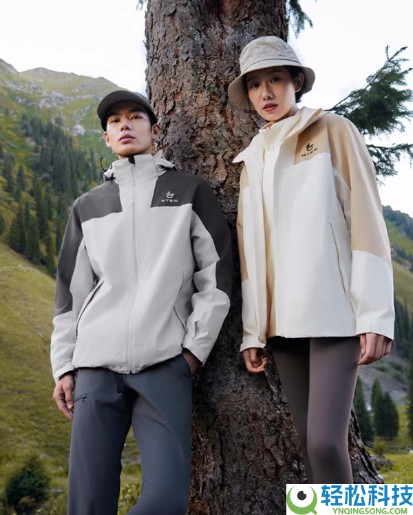 美特斯邦威三合一冲锋衣105元1折官方清仓 原价1399