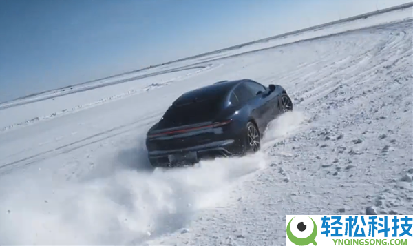 全系搭载华为途灵平台 尚界Z7实车官曝：雪地漂移太帅