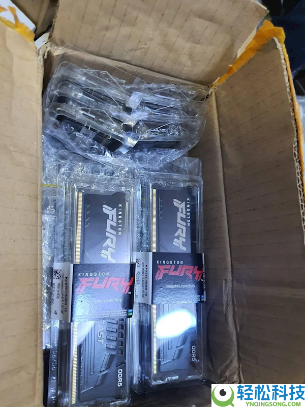 嗨翻了,100美元买亚马逊退货盲盒:居然是40条16GB DDR5内存