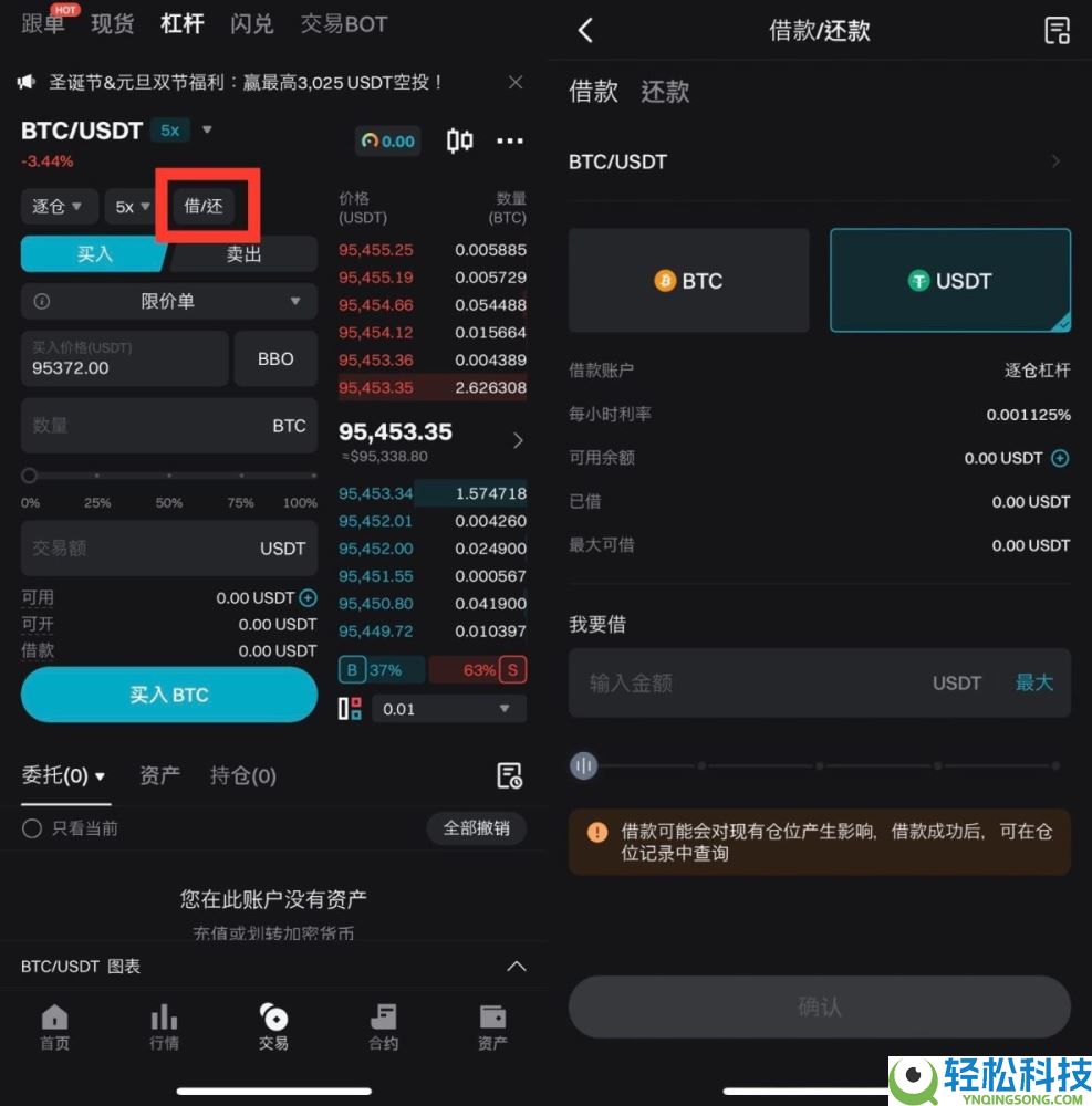 如何在Bitget上进行杠杆交易？Bitget进行杠杆交易的图文教程(App端/网页端)