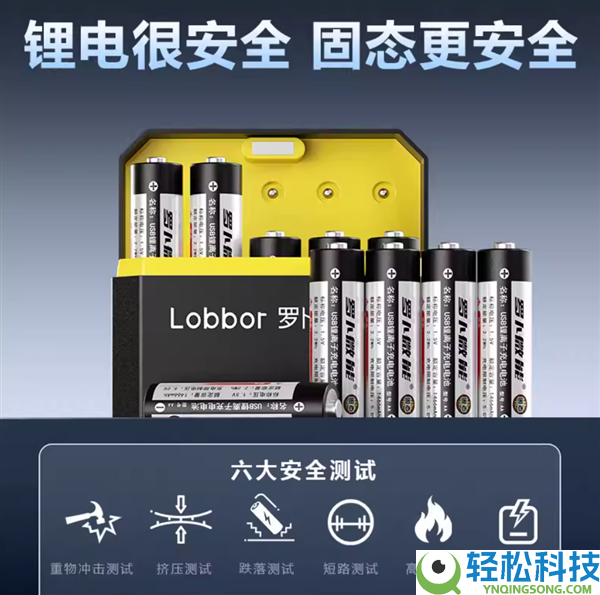 一仓两用 罗卜微能5/7号固态充电电池10节99元大促