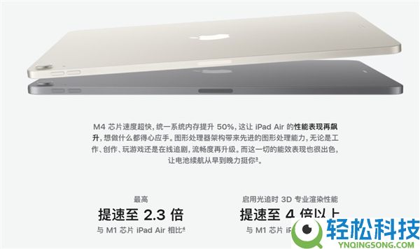 新款iPad Air详解：M4芯片加持 机能史诗级提拔