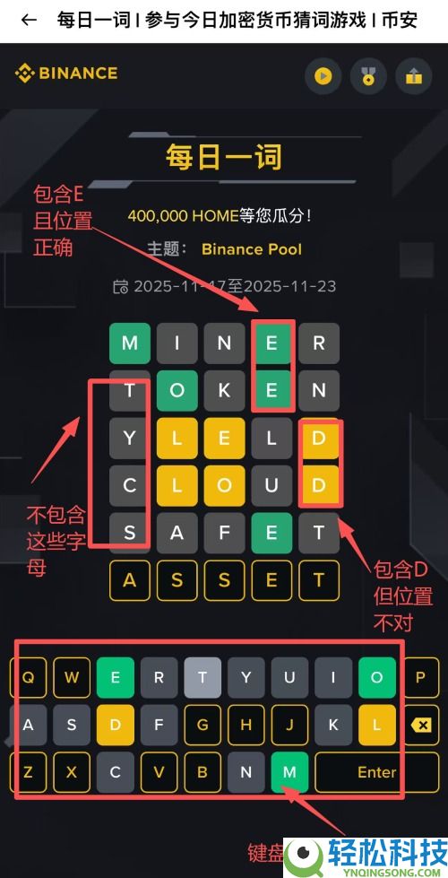 币安猜字游戏WOTD/WODL是什么?怎么玩?币安每日一词玩法详细介绍