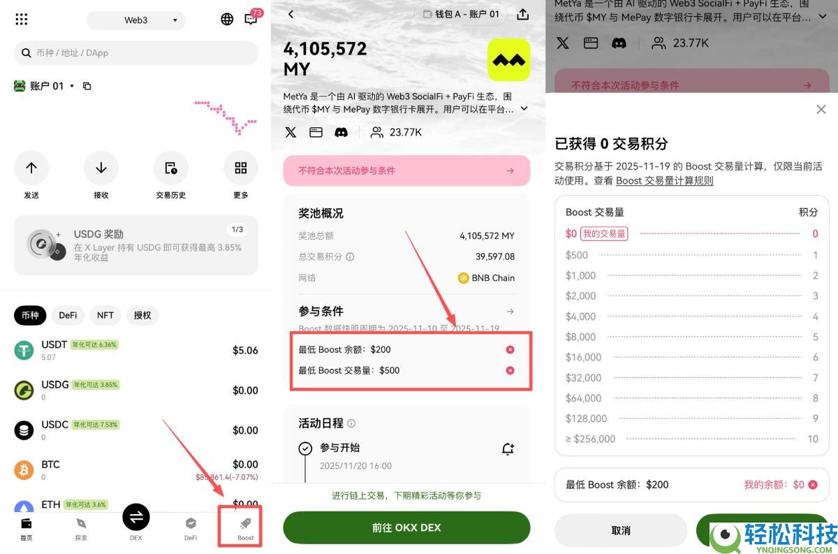 欧易OKX Boost什么?如何刷分?超详细OKX Boost刷分教程分享(小白入门必备)