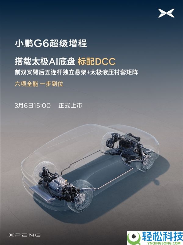 算力全球最高、纯电续航同级最长,小鹏G6超等增程上市定档