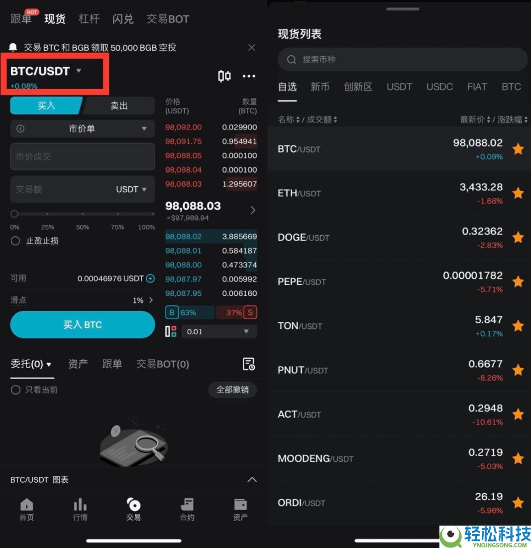 如何在Bitget上进行现货交易？Bitget进行现货交易的图文教程(APP端/网页端)