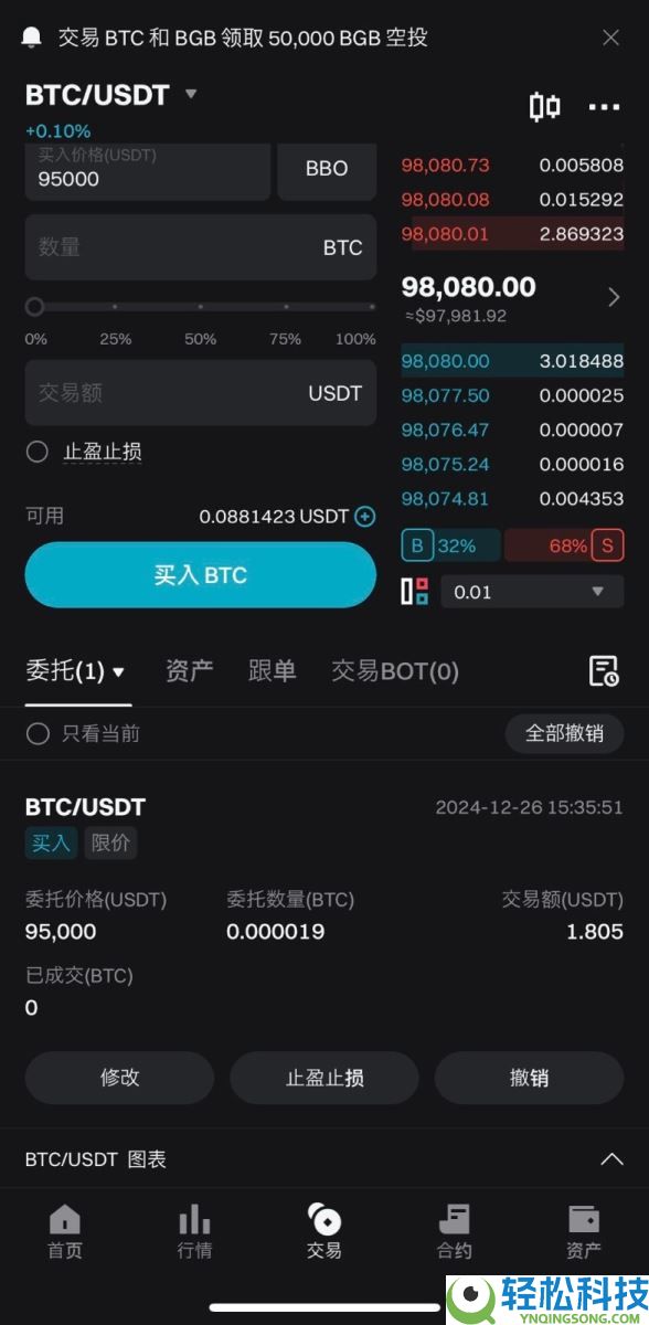 如何在Bitget上进行现货交易？Bitget进行现货交易的图文教程(APP端/网页端)