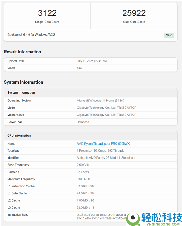 18核干掉96核,苹果M5 Max完虐AMD旗舰扯破者9995WX