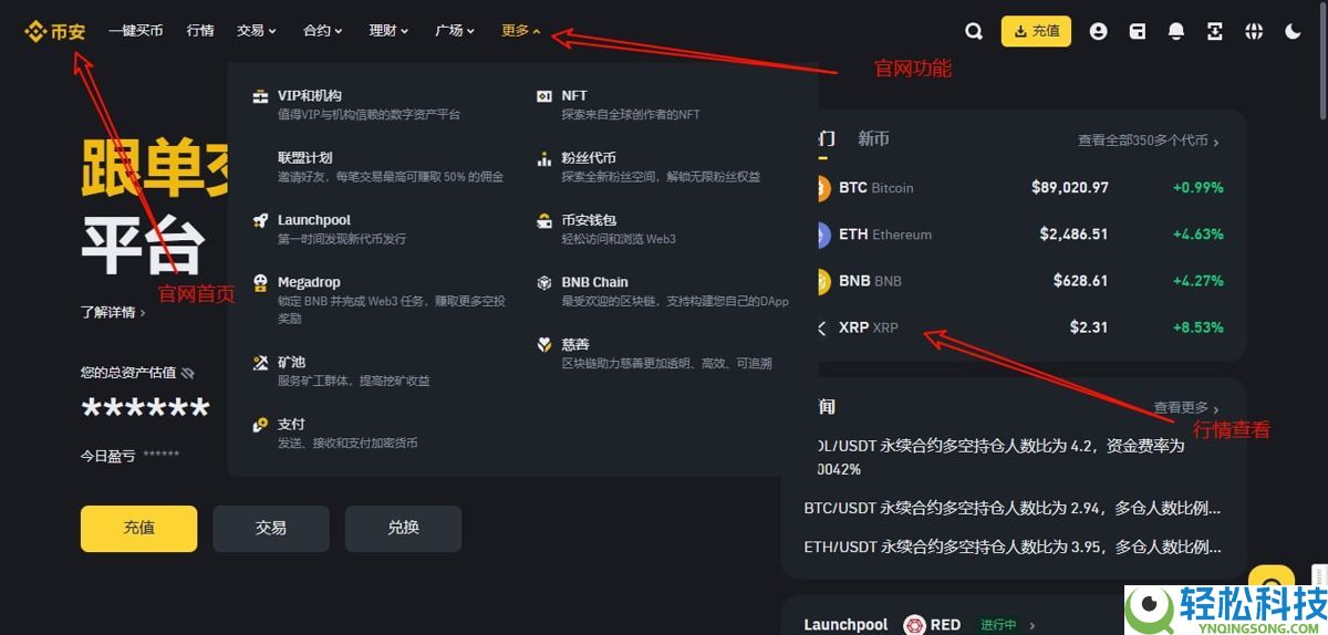 币安交易所电脑版PC端注册下载使用流程 附币安官网+教程