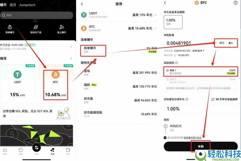 欧易OKX交易所买卖比特币全教程：新手快速学会买入BTC